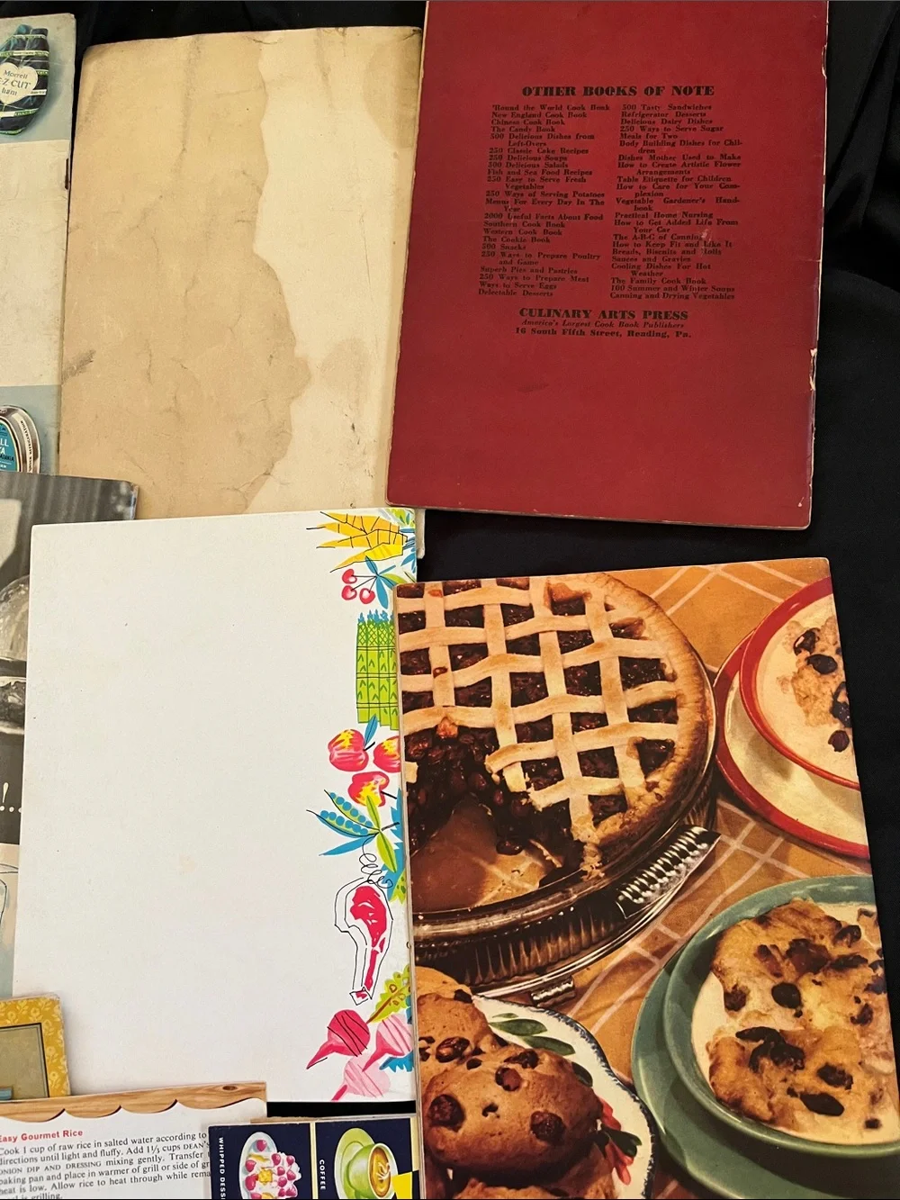1920s~60s Lot Of 19 Recipe Booklets Cookbook Pamphlets Books Vtg MCM Advertising